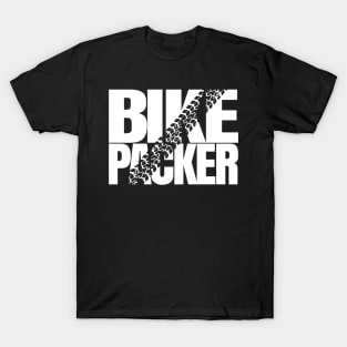 Bikepacker - Travel with bike backpacker gift T-Shirt